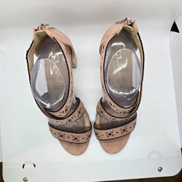 CL by Laundry‎ Block Heels-Blush-Women's 9 - Picture 3 of 8